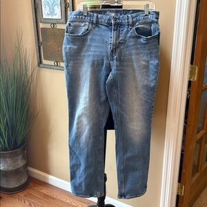 Old Navy Men's Classic Blue Straight Jeans 34x30